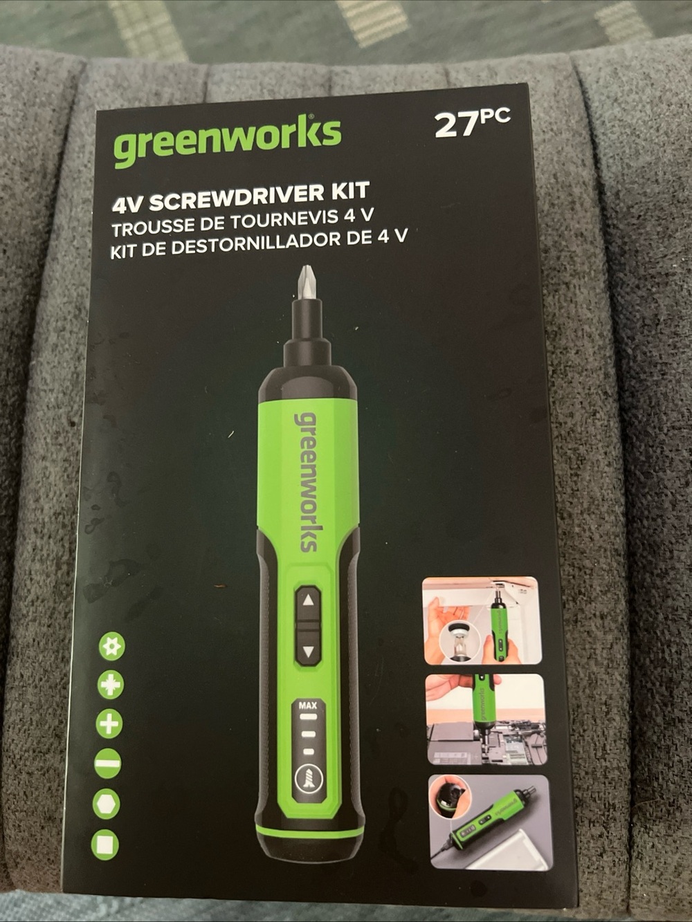 Greenworks 4v Screwdriver Kit